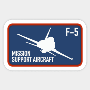 F-5 Mission Support Aircraft Sticker